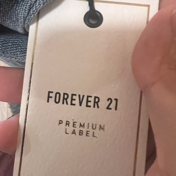 [NWT] Women Sz Sm Pearl Jean Jacket Forever 21 Premium Label - Picture 5 of 7